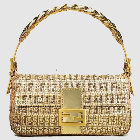Limited Edition Fendi Baguette 15th Anniversary - Tucano/Gold Braided - Picture 1 of 11